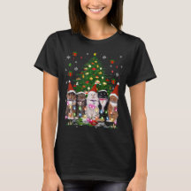 Chat Christmas Funny Shirt Meowy Arbre de Noël Cha