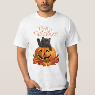 T-shirt Chat Citrouille