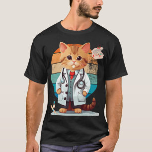 T-shirt Chat Comme Docteur