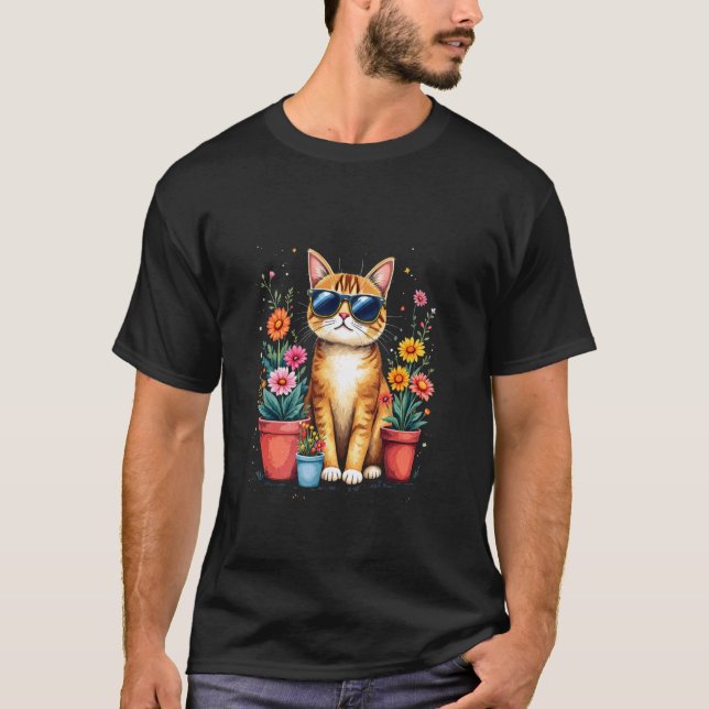 T-shirt Chat cool (Devant)