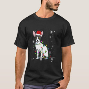 T-shirt Chat Cornish Rex Noël Lumières Noël Chat San