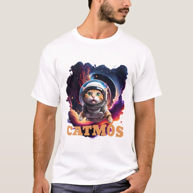 T-shirt Chat cosmique - CATMOS tski (Devant)