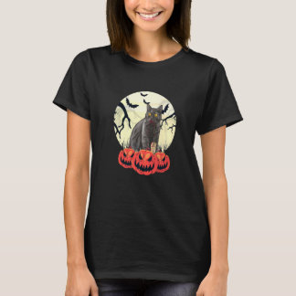 T-shirt Chat costume d'Halloween