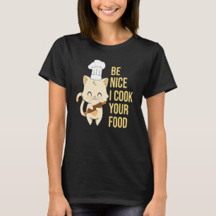 T-shirt Chat Cuisine Recette Restaurant Chef