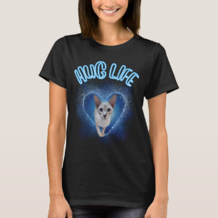 T-shirt Chat Cute Hug Life