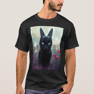 T-shirt Chat Cyber Punk Hommes Femmes Garçons Filles Drôle