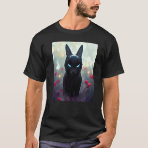 T-shirt Chat Cyber Punk Hommes Femmes Garçons Filles Drôle