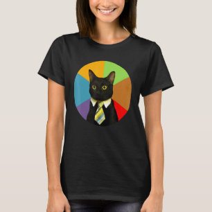 T-shirt Chat d'affaires kitten porte cravate enfant t-shir