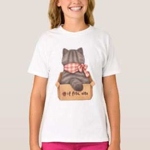 T-shirt Chat dans la boîte