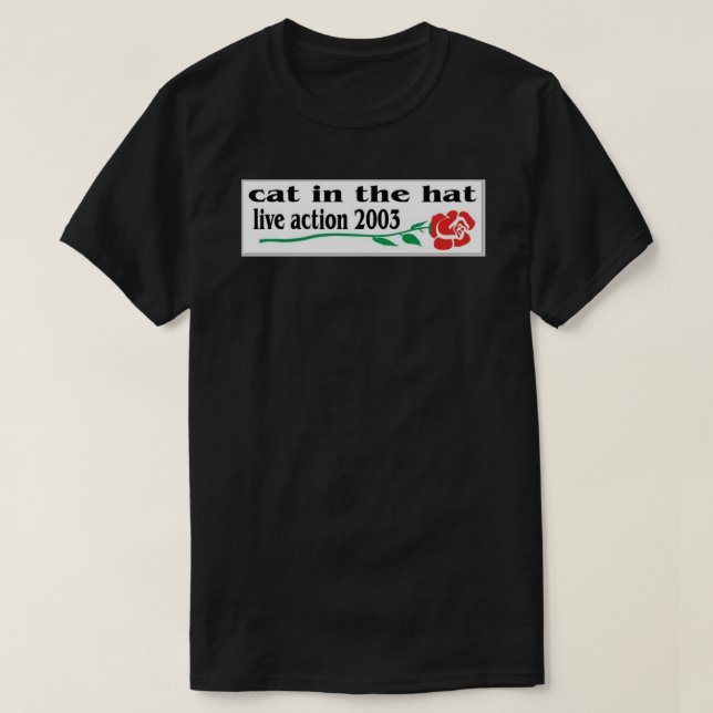 T-shirt chat dans l'action en direct du casquette Sticker (Design devant)