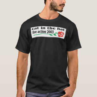 T-shirt chat dans l'action en direct du casquette Sticker
