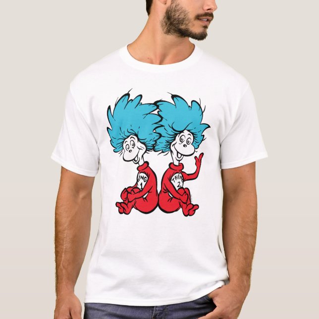 T-shirt Chat dans le Casquette Chose Un & Chose Deux (Devant)