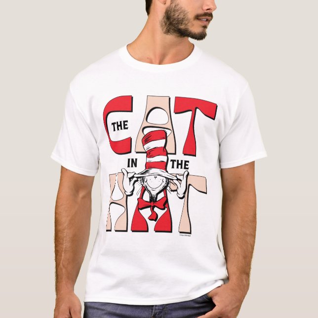 T-shirt Chat dans le Casquette | Le Chat Silly Dans Le Cas (Devant)
