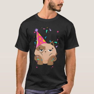 T-shirt Chat Dans Un Chapeau De Fête Pelage De Chat Parent
