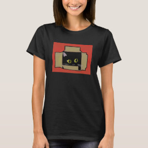 T-shirt Chat dans une boîte