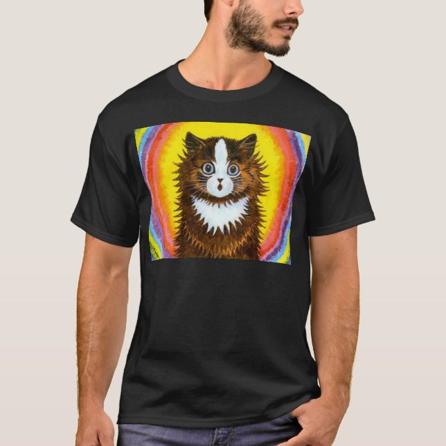 T-shirt Chat d'arc-en-ciel (Devant)