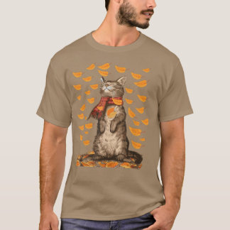 T-shirt Chat d'automne chat d'automne chaton chaton chaton
