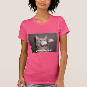 T-shirt Chat de banc de banc de banc