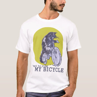 T-shirt Chat de bicyclette