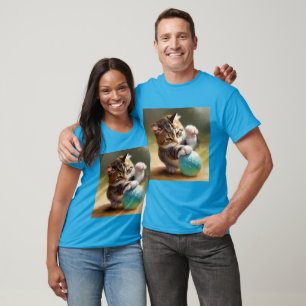 T-shirt Chat de Bobtail coréen