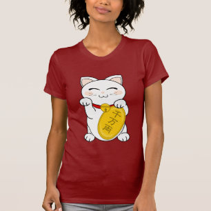 T-shirt Chat de bonne chance - Maneki Neko