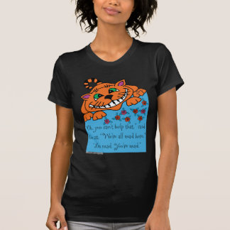 T-shirt Chat de Cheshire je suis fou - Alice au pays des