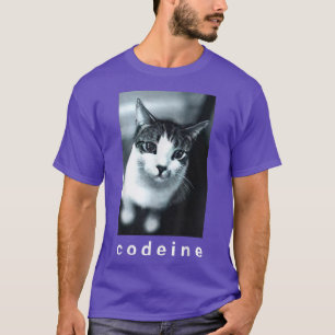 T-shirt Chat de Codéine amusant 