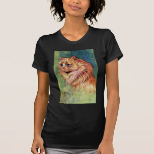 T-shirt Chat de confiture d'oranges avec des yeux bleus