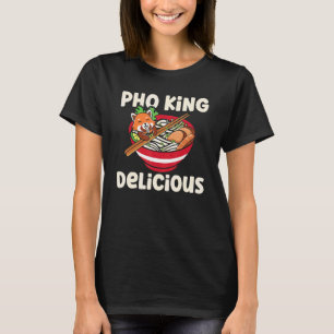 T-shirt Chat de délicieuse soupe Pho King