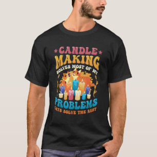 T-shirt Chat de fabrication de bougie Fabricant de bougie