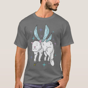 T-shirt Chat de fée avec ailes et poitrine de fée