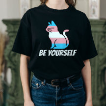 Chat de fierté transgenre - Soyez vous-même