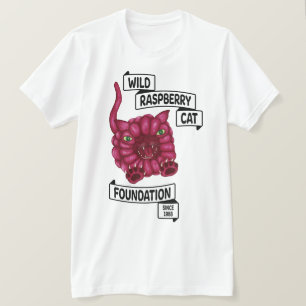 T-shirt Chat de framboise sauvage
