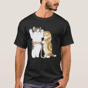 T-shirt Chat de gym Diète Fitness Haltères Chat
