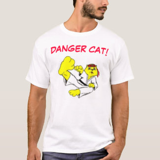 T-shirt Chat de karaté de danger