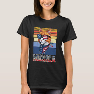 T-shirt Chat de la fête des morts - Chat Meowica Drapeau a