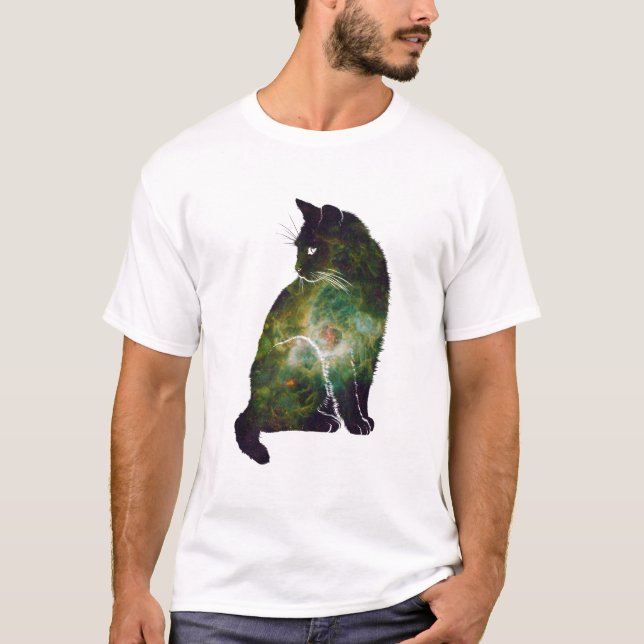 T-shirt Chat de l'espace (Devant)