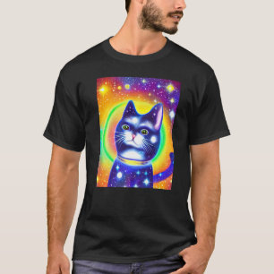 T-shirt Chat de l'espace Kitty Chat Chat de Style 11