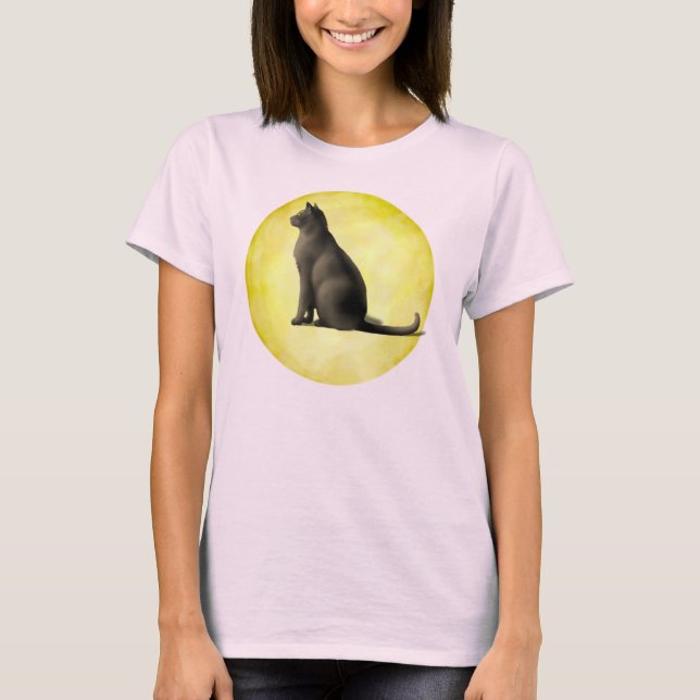 T-shirt Chat de lune (Devant)