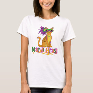 T-shirt Chat de mardi gras