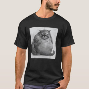 T-shirt chat de mauvaise humeur, chat drôle 1