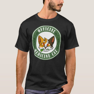 T-shirt Chat de médecine officielle - Sticker d'insigne de