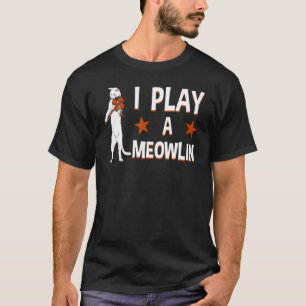 T-shirt Chat de musique classique Joueur de violon Violoni