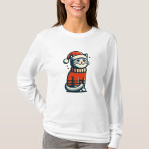 Chat de Noël mignon