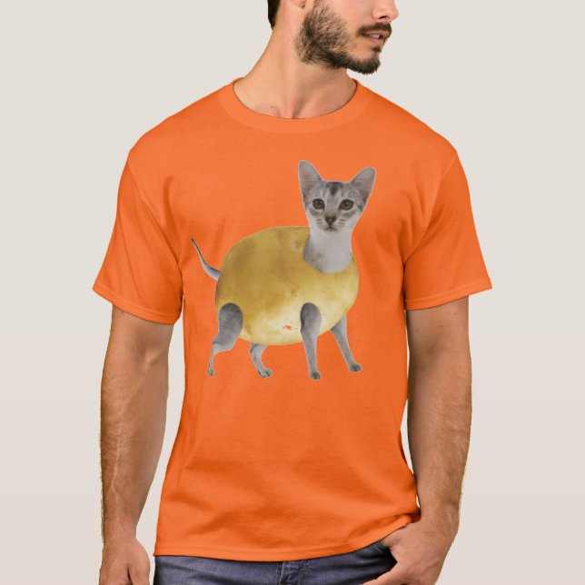 T-shirt Chat de pomme de terre (Devant)