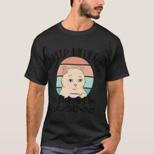 T-shirt Chat de psychologie amusant Amateur de psychologie