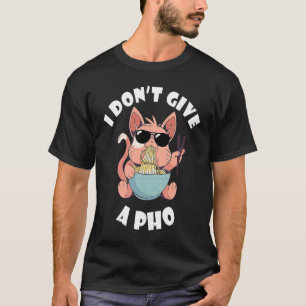 T-shirt Chat de punition alimentaire Bol de Pho Soupe Pho