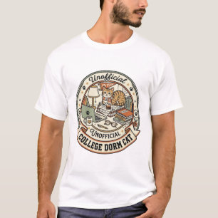 T-shirt Chat de résidence universitaire Chat de résidence