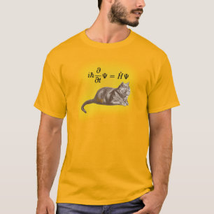 T-shirt Chat de Schrodinger