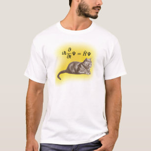T-shirt Chat de Schrodinger